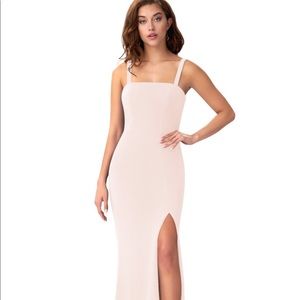 Azazie Blushing Pink Bridesmaids Dress